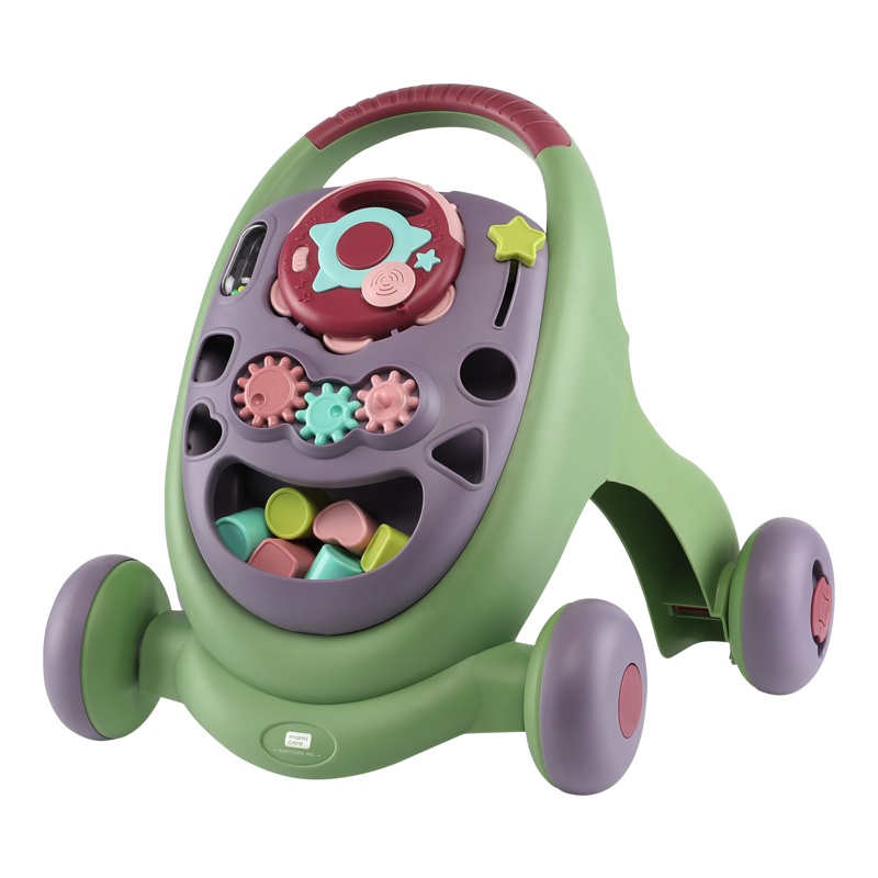 babycare学步车手推车 多功能防侧翻 婴儿学步音乐玩具8100 薇粉