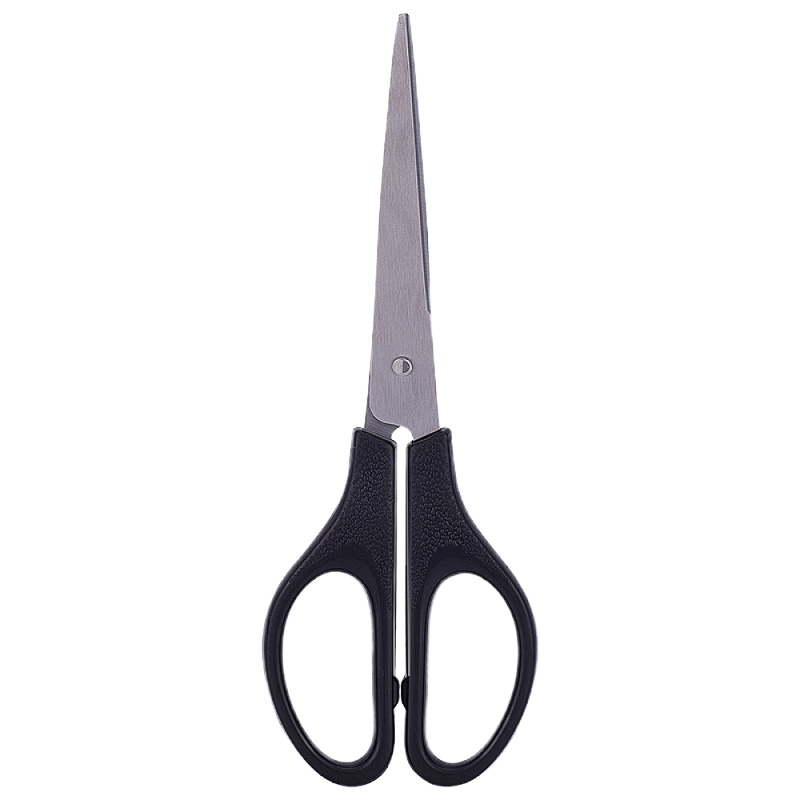 齐心B2715办公剪刀 7寸 170mm PVC袋包装