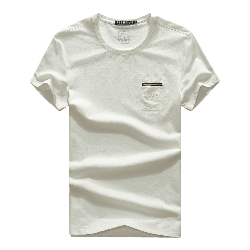 吉普2019夏季男士短袖T恤圆领吉普宽松休闲半袖潮上衣
