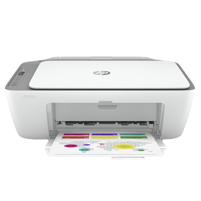 惠普(HP)DeskJet 2776/2775/2777/2778/2779家用彩色喷墨打印机一体机 机器发货颜色随机 微信远程无线学生试卷作业网课打印 (打印扫描复印) 套餐一