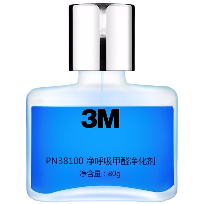 3M车内除臭除异味PN38100汽车空气净化剂清新剂甲醛净化剂新车异味除味剂新家具除味剂 10瓶