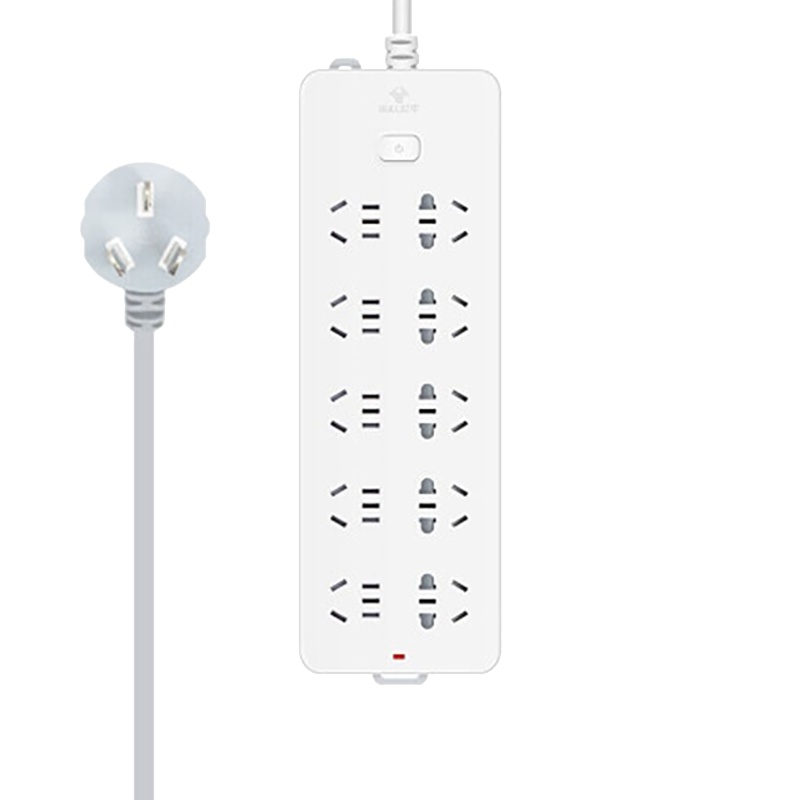 公牛 GN-218 新国标插座/插线板/插排/排插/接线板/拖线板过载保护 10插位5米 超功率保护