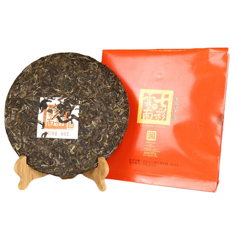 七彩雲南 普洱紧压茶(生茶) 357g