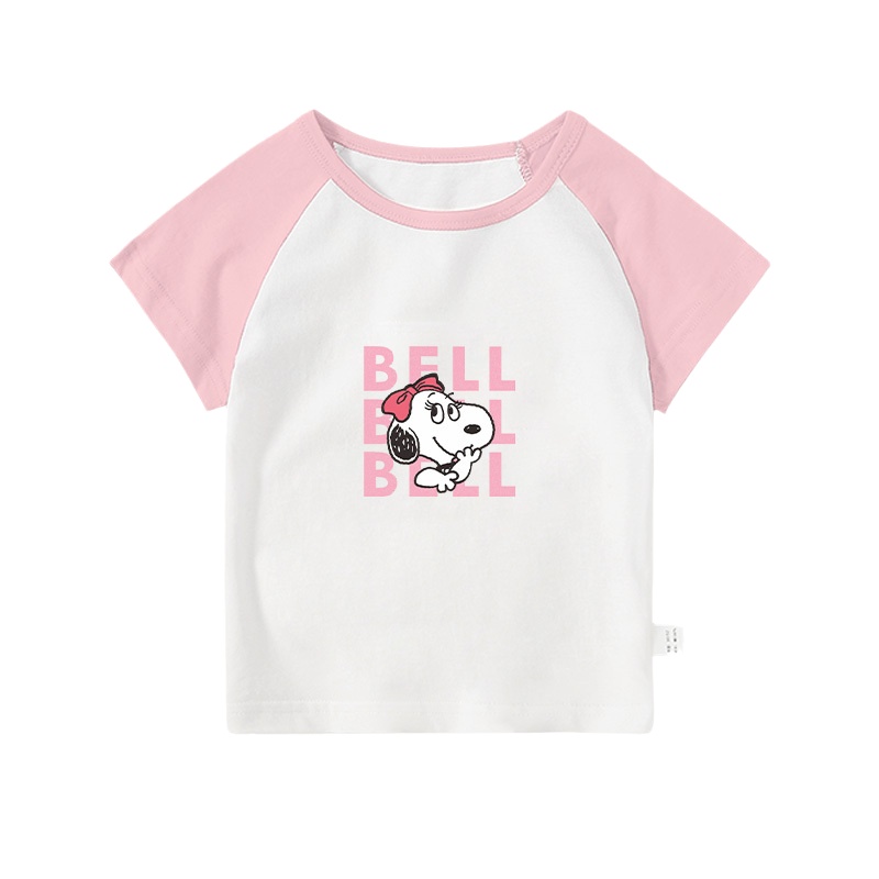 史努比童装儿童t恤男女童短袖t恤夏季宝宝套头