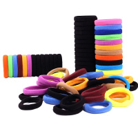 中号混彩混装(约4CM) 30根袋装 5/200高弹力毛巾圈韩版头绳无接缝橡皮筋扎头成人女简约饰品