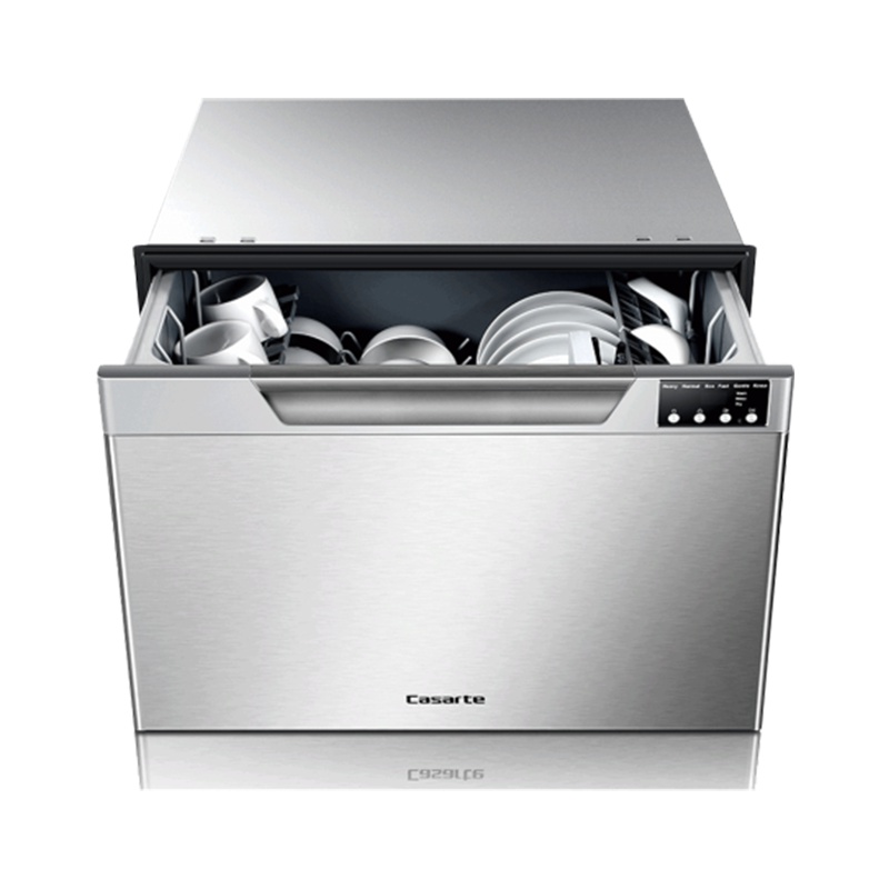 卡萨帝8套家用嵌入式,抽屉式全自动洗碗机WQP60SS 高温消毒除菌刷碗机