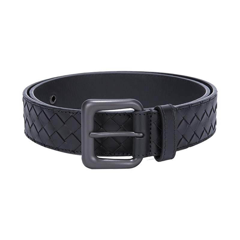 BOTTEGA VENETA 宝缇嘉 BV 男士编织牛皮针扣皮带腰带100