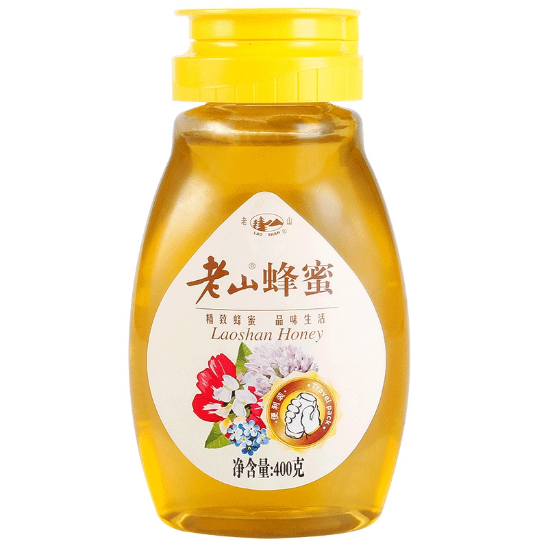 老山蜂蜜400克/瓶纯手工水果茶柠檬片百香果旅游蜂蜜