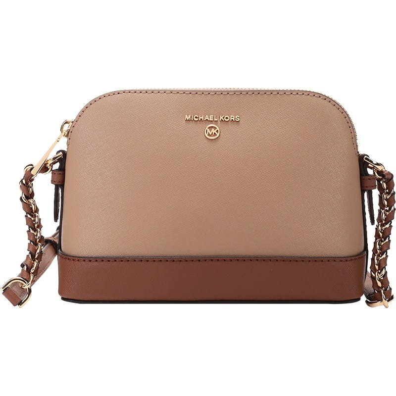 迈克·科尔斯 MICHAEL KORS 女包 MK皮革单肩斜挎包贝壳包32T1GT9C1T