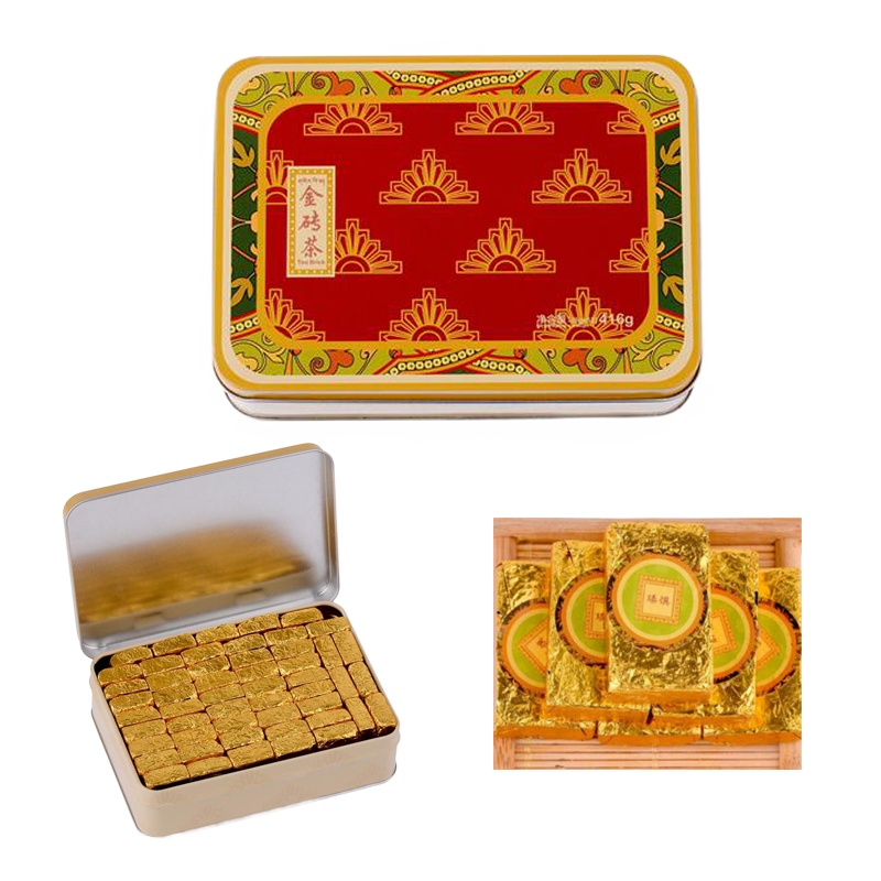 瑧馔 2013年春茶藏茶边茶黑茶金币茶8克52粒送禮佳品416克 西蜀雅贡 8克*52粒