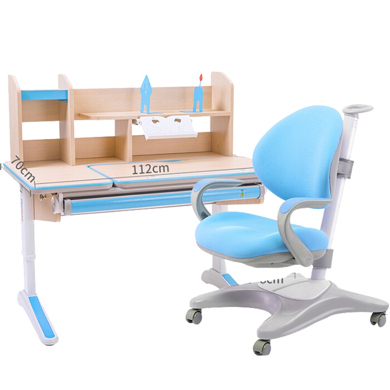 鑫金虎 儿童学习桌椅套装可升降中小学生书桌多功能作业桌写字桌小孩子家用课桌