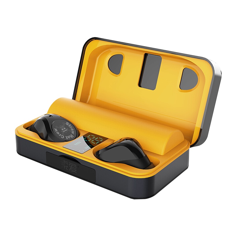 索爱(soaiy)蓝牙耳机挂脖式无线运动颈挂式入耳跑步耳机超长续航无线耳麦