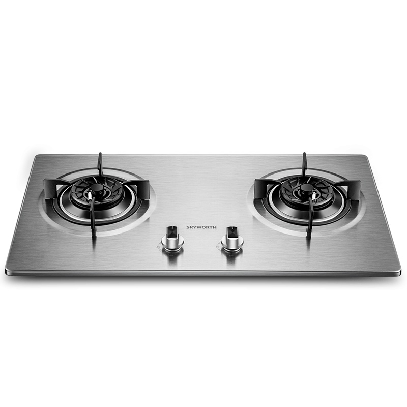 创维(SKYWORTH)燃气灶 煤气灶双灶 嵌入式灶具 家用 不锈钢 液化气 Z2A(20Y)