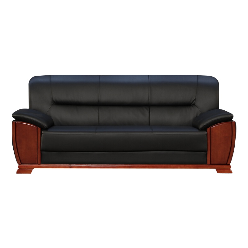 尔迈 办公沙发会客接待沙发西皮扶手沙发商务办公沙发 3人位沙发