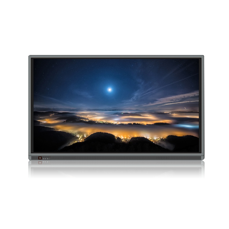 鸿合(HiteVision)ICB-N860 视频会议系统电子白板教学一体机双系统86英寸平板(含安装 电脑 移动支架)