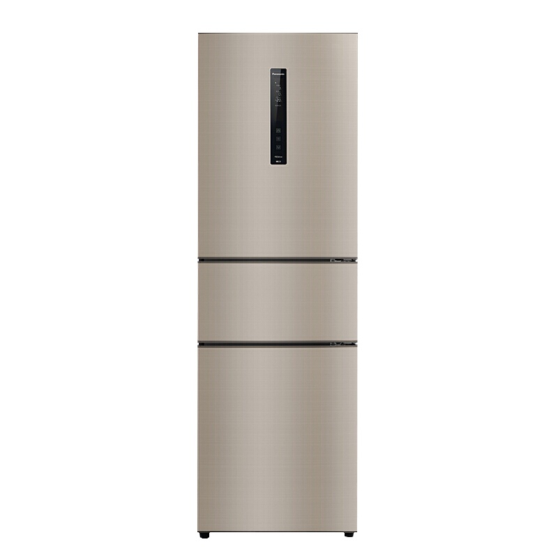松下(panasonic) NR-C33PX3-NL 318升 三门冰箱风冷无霜变频抗菌除味金色自动制冰
