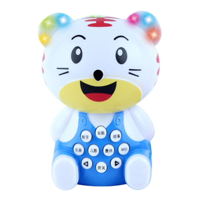 【超可爱】迷你小老虎 0-1-2-3岁儿童早教故事机（婴幼儿早教机 带灯光音乐 学习玩具 智能学习机）