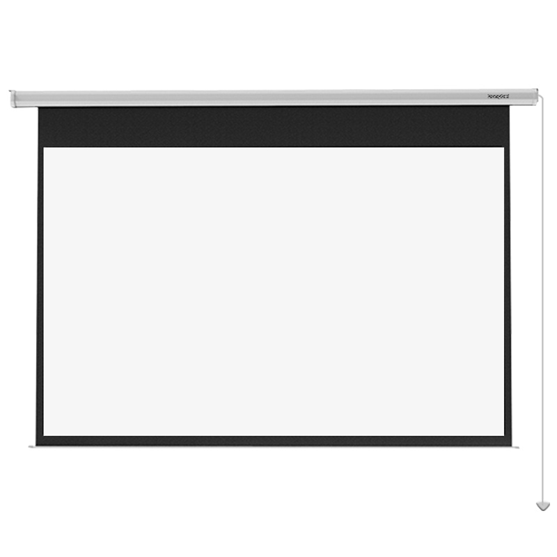 当贝 100英寸16:9投影仪遥控版电动幕布(一键升降 静音调控)