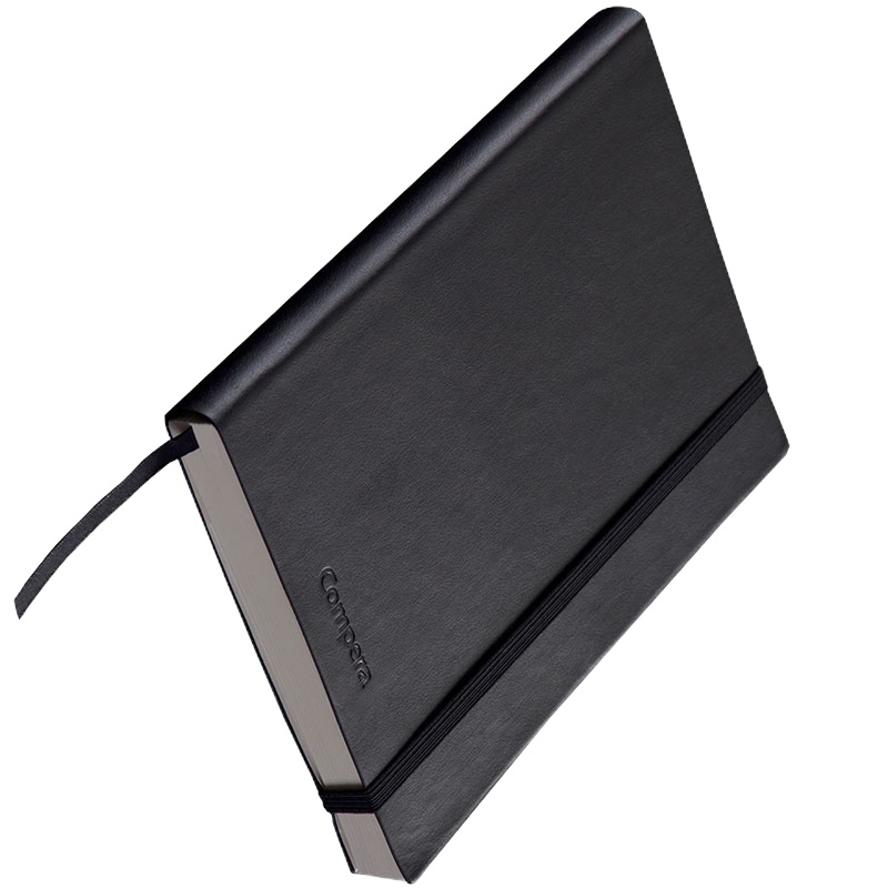 齐心商务皮面笔记本活页 B5 C8001褐色