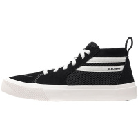 【自营】Skechers斯凯奇男鞋板鞋透气时尚休闲运动鞋18566 18566/BKW黑色 39.5码