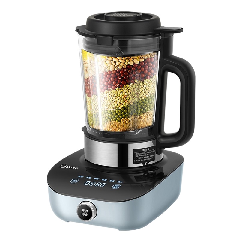 美的破壁机MJ-PB40E258H 一机多用 8叶破壁刀 智能预约 家用多功能豆浆果蔬榨汁 搅拌料理机