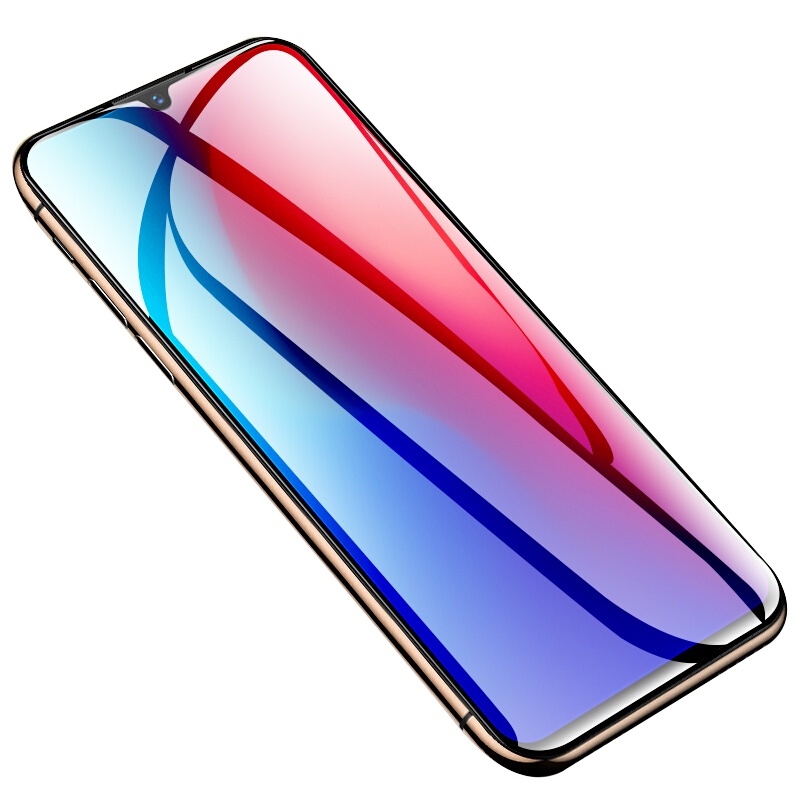 [买2送手机壳]轻万适用realmex2pro钢化膜非全屏高清透明防摔贴膜oppo手机保护膜全玻璃