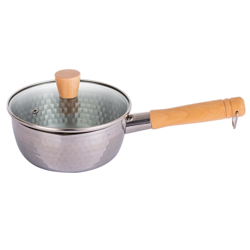 乐扣乐扣奶锅雪平锅铝合金热奶锅小泡面锅燃气灶适用电磁炉通用