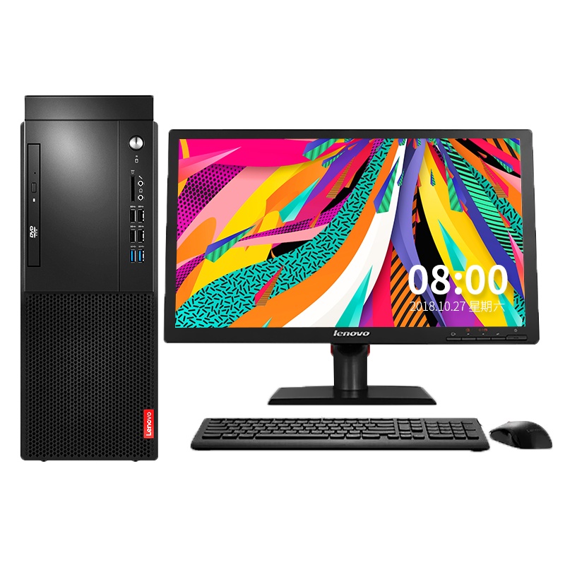 联想(Lenovo)启天M425商用台式机(I5-9500/8G/1T+512SSD/21.5英寸/DOS)