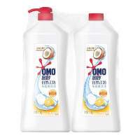 奥妙(OMO)洗洁精柠檬/绿茶果蔬餐具净去农残除异味1.1KG*2水果蔬菜可用