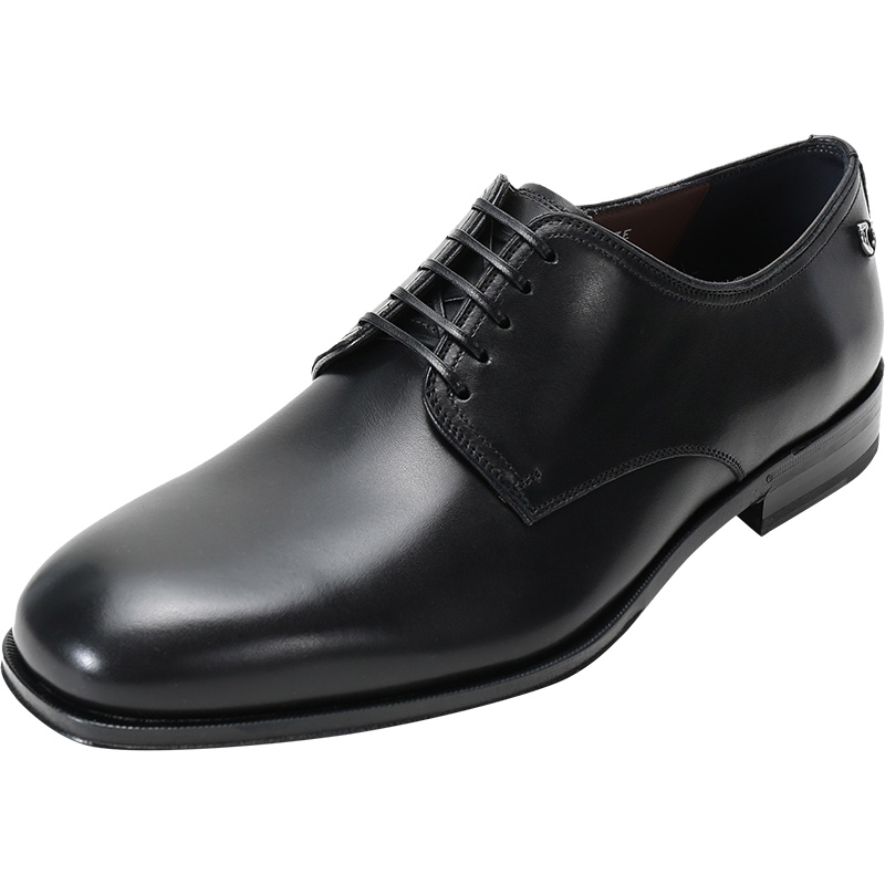 Salvatore Ferragamo 菲拉格慕 男士PERSHORE牛皮GANCINI德比鞋系带皮鞋 0741503