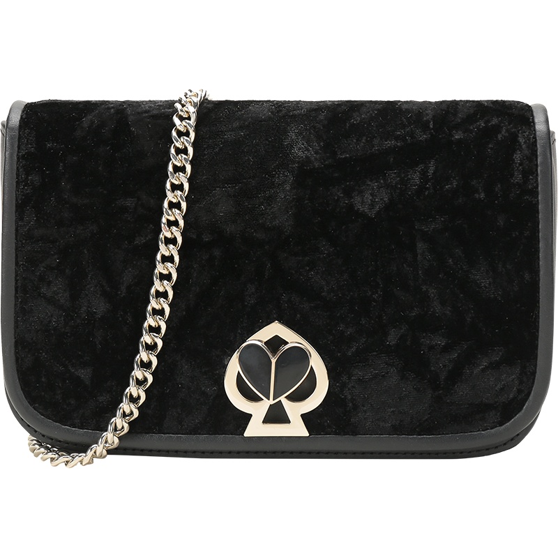 凯特·丝蓓 Kate Spade 奢侈品 女士桃心旋锁单肩斜挎包手拿包链条包 PWR00265