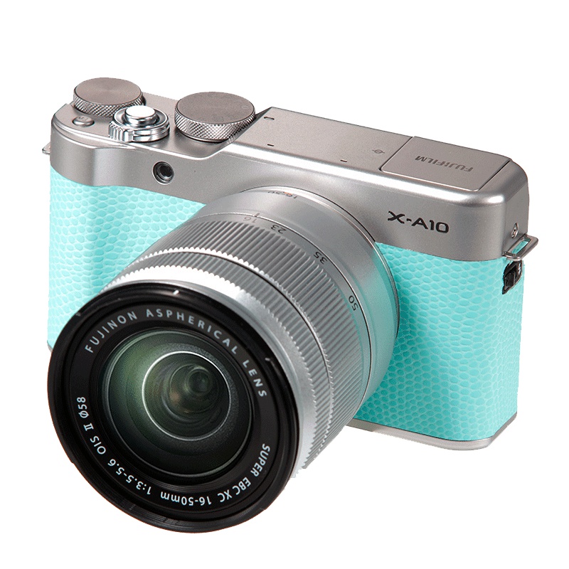 富士(FUJIFILM)X-A10 (XC16-50MM)薄荷绿 单镜头套装 有效像素1630万 富士微单 XA10