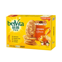 焙朗(BELVITA) 早餐饼干 零食 坚果蜂蜜味300g