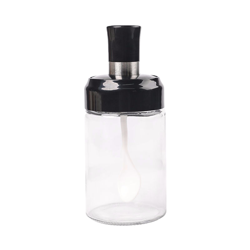 [送标签]厨房收纳调料罐防潮勺盖一体调味盒家用密封调料瓶油壶调味罐套装