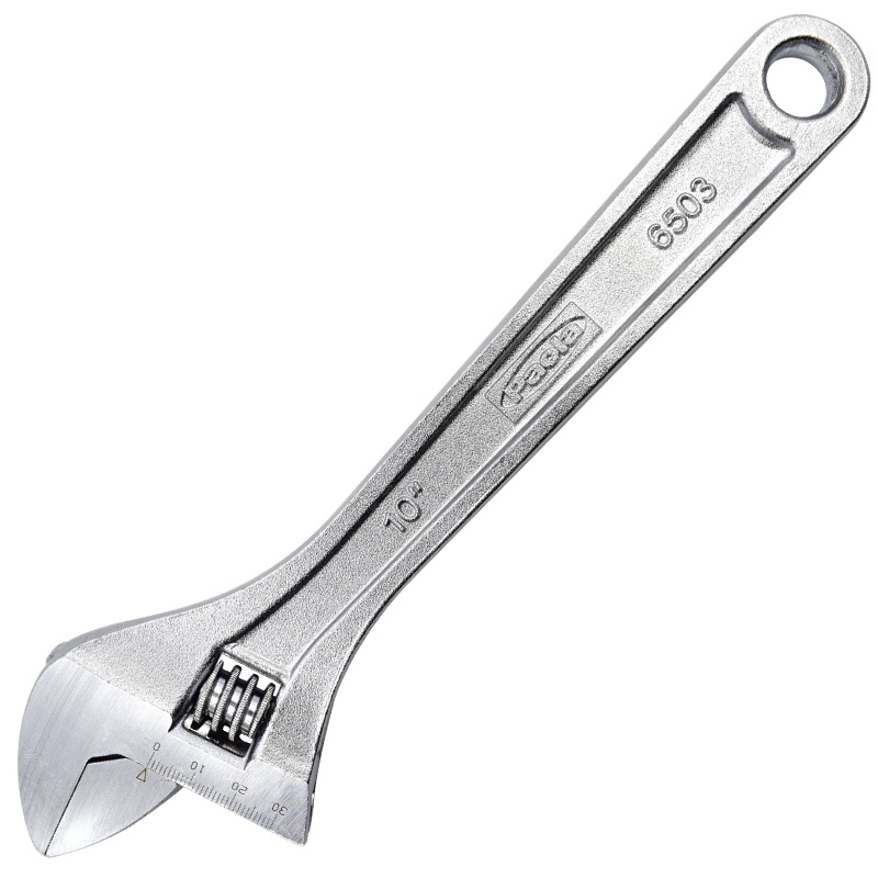 [苏宁自营]保拉(Paola)工具 欧式重型活扳手10寸 (250mm) 活动 活络 活口扳手 双面刻度扳手 6503