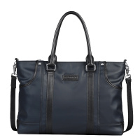 【顺丰配送】Padieoe新款帆布男士手提包横款休闲单肩斜挎男包潮商务公文包包 NB150531-1