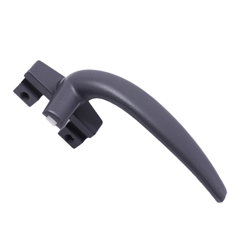 铝合金平开窗户把手外推上开窗悬窗七字执手38型 深灰色 左执手