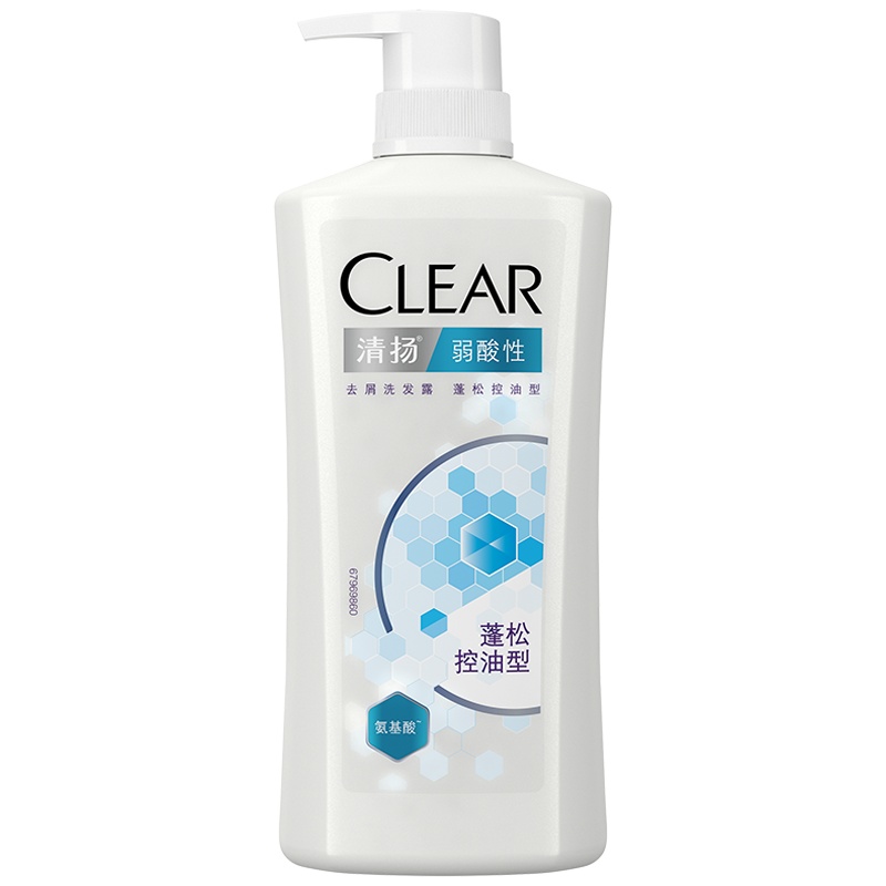 清扬去屑洗发水洗发露洗发乳 弱酸性 蓬松控油型 720G[联合利华]新老包装随机发货