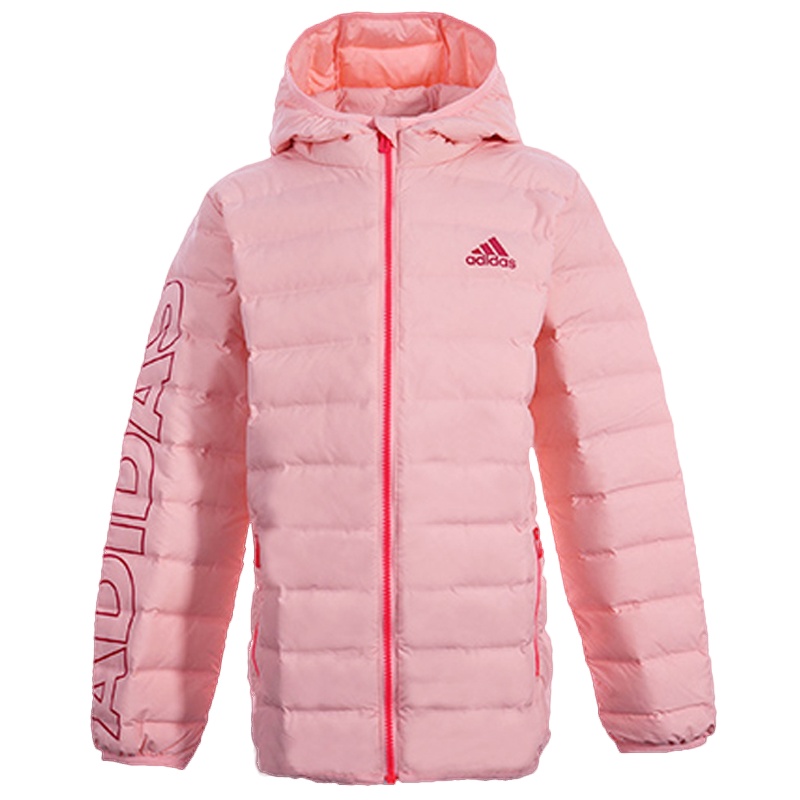 阿迪达斯adidas 女小童装冬季训练运动羽绒服GG3629