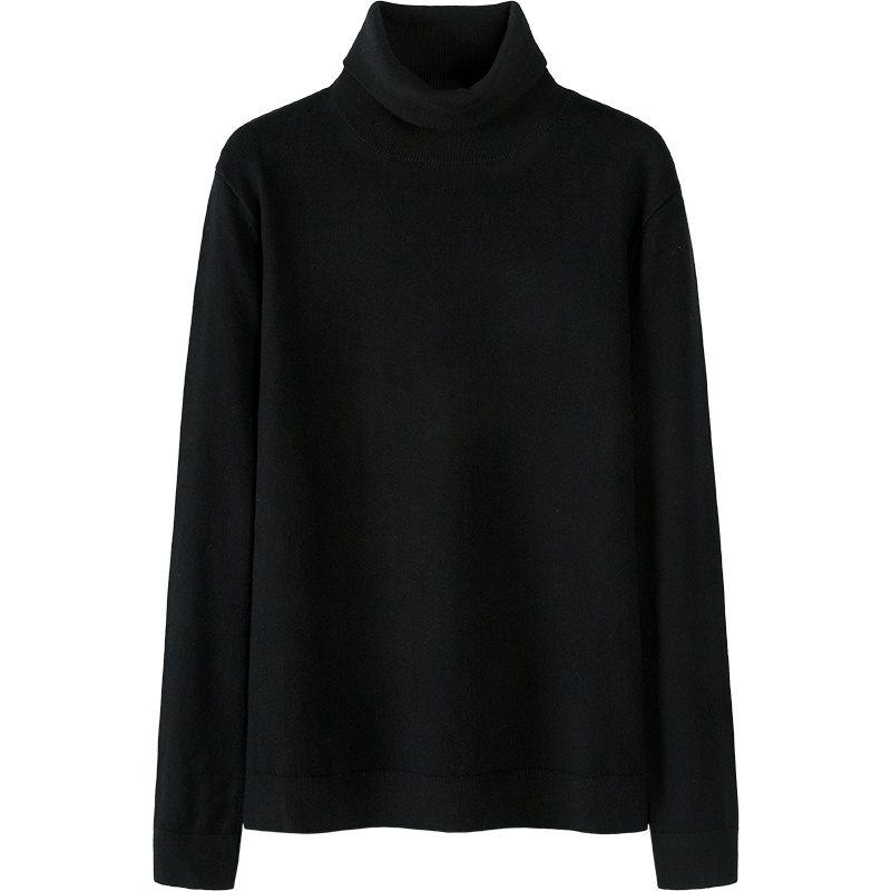 Semir森马高领毛衫男冬季潮流时尚套头打底羊毛衫韩版学生花纱帅气毛衣