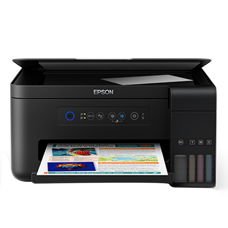 爱普生EPSON L4153 无线彩色照片墨仓式喷墨连供家用办公多功能一体打印机微信打印打印/复印/扫描/wifi