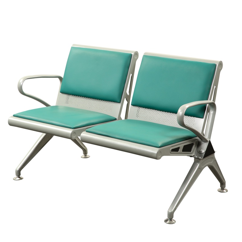 [红心家居]机场椅银行连排椅车站候车椅公共休闲座椅医院候诊椅2人位