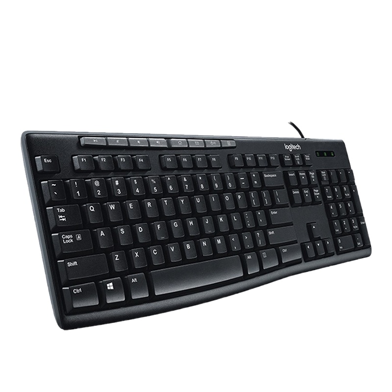 罗技(Logitech)k200 键盘有线