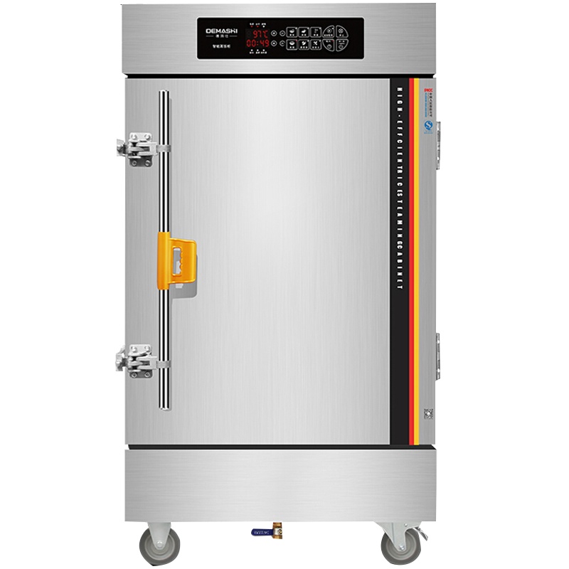 德玛仕(DEMASHI)蒸饭柜商用 学校企业酒店食堂电热蒸饭车蒸箱蒸包 12盘蒸箱电脑款KZ-125D(380V)