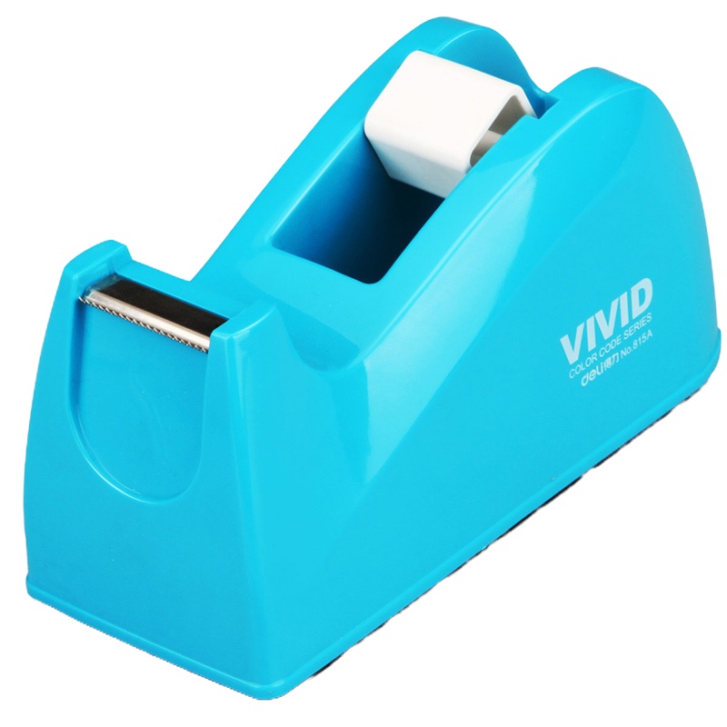 得力 815A胶带座透明胶带切割器胶布机胶纸座小号胶带架胶条台文具18mm