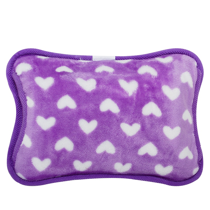 彩虹(RAINBOW)电热暖手宝 暖水袋热水袋充电防爆绒布取暖暖手袋329-TF