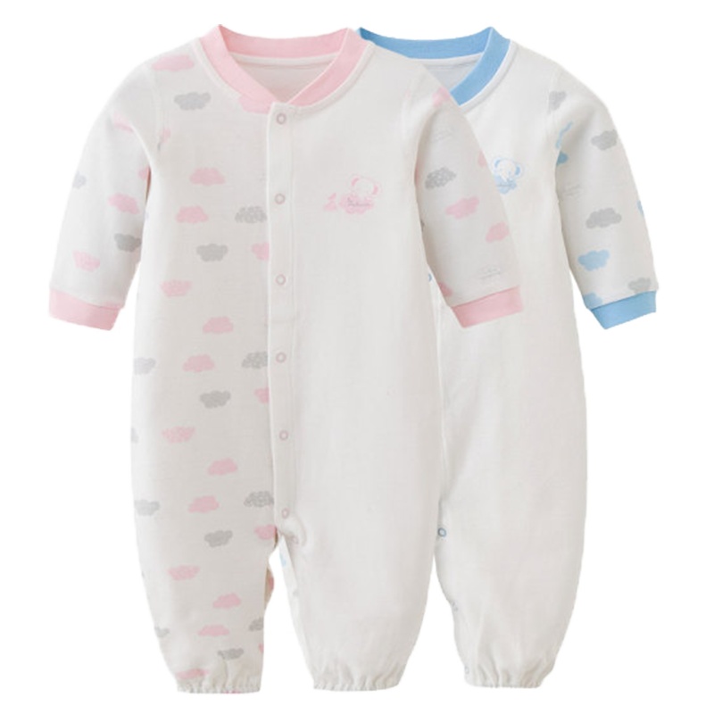 丽婴房婴儿衣服儿连体衣纯棉男女宝宝春装内衣可外穿哈衣爬服