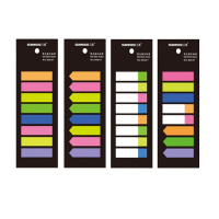 三木(SUNWOOD) 96647 荧光指示标签 组合装 45*12mm 4袋/包