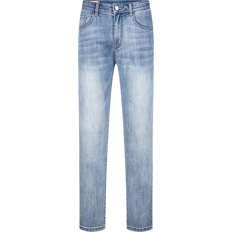 柒牌男装牛仔裤21夏季新款男士经典百搭弹力长裤休闲时尚青年裤子