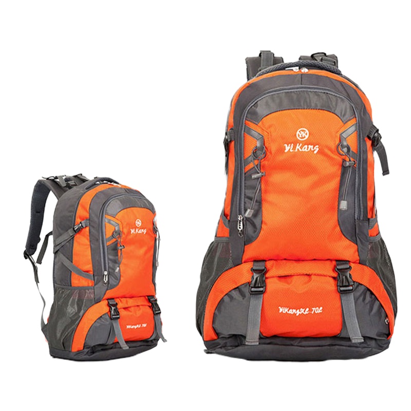 定制户外双肩包 多用途应急工具背包 38*21*62cm 橙色